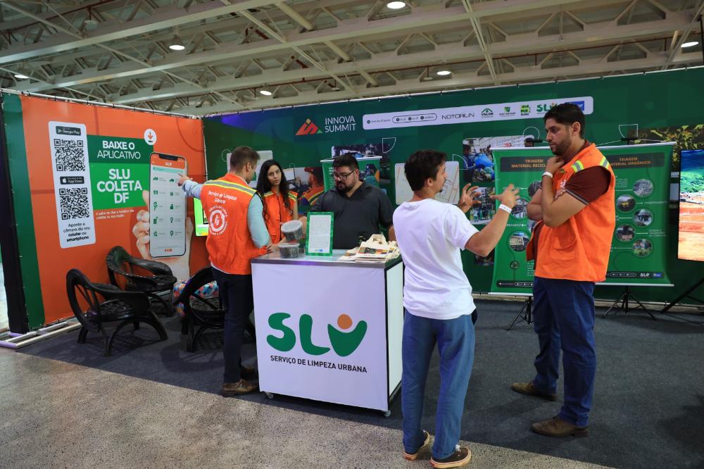Capa da notícia: SLU apresenta inovações na gestão de resíduos sólidos no Innova Summmit 2025